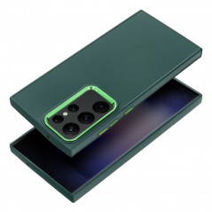 Kryt FRAME na Samsung Galaxy S22 Ultra Elegantní  Zelený