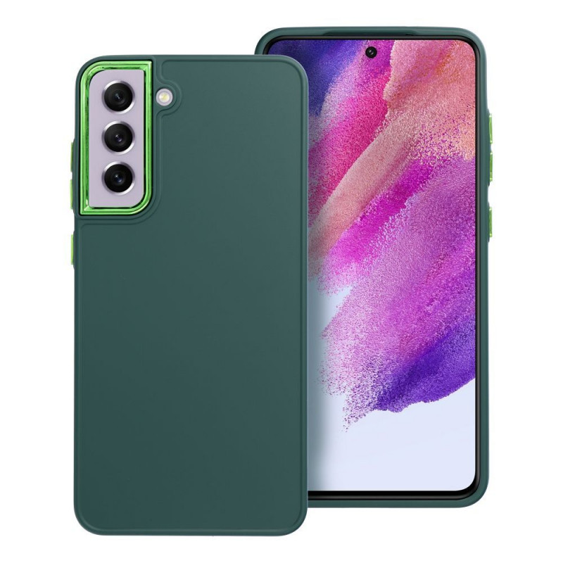 Kryt FRAME na Samsung Galaxy S21 FE 5G Elegantní  Zelený