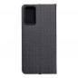 Peněženkové pouzdro LUNA Book Carbon na XIAOMI Redmi Note 12s Uhlíkové vlákno, Elegantní  Černý