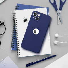 Kryt Soft na Apple iPhone 13 Tmavě modrý