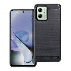 Kryt Carbon na Motorola Moto G54 Elegantní  Černý