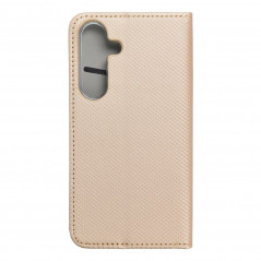 Peněženkové pouzdro Smart Case Book na Samsung Galaxy S24 Zlatý