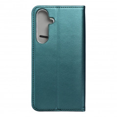 Peněženkové pouzdro Smart Magneto book na Samsung Galaxy S24 PLUS Tmavě zelený