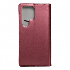 Peněženkové pouzdro Smart Magneto book na Samsung Galaxy S24 ULTRA Bordový