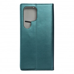 Peněženkové pouzdro Smart Magneto book na Samsung Galaxy S24 ULTRA Tmavě zelený