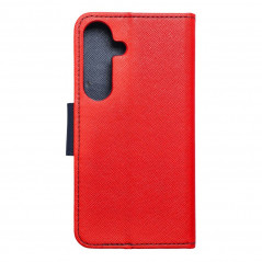 Peněženkové pouzdro Fancy Book na Samsung Galaxy S24 Červený / Námořnická modrá