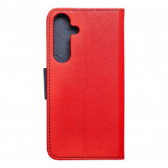 Peněženkové pouzdro Fancy Book na Samsung Galaxy S24 PLUS Červený / Námořnická modrá