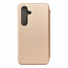 Peněženkové pouzdro Book Elegance na Samsung Galaxy S24 Elegantní  Zlatý