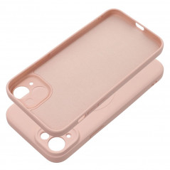 Kryt Silicone Mag Cover na Apple iPhone 15 Plus MagSAFE  Růžový