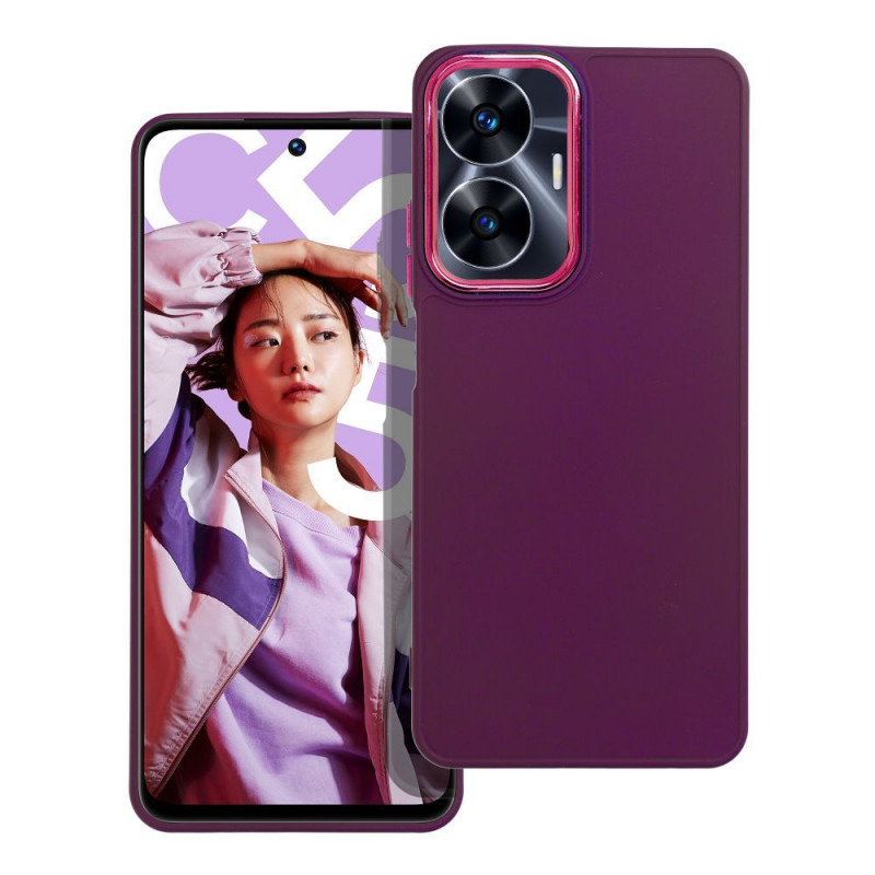 Kryt FRAME na realme C55 Elegantní  Fialový (Purple)