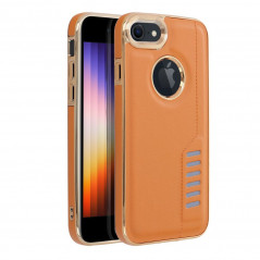 Kryt MILANO na Apple iPhone SE 2022 5G Hnědý
