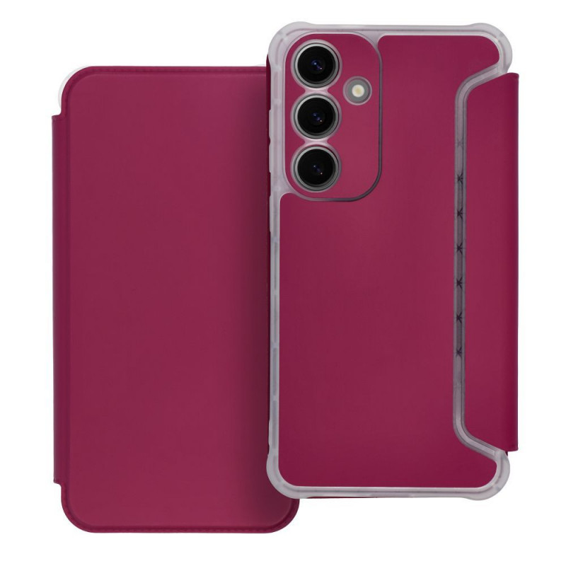 Peněženkové pouzdro Piano Book na Samsung Galaxy S24 PLUS Purpurový