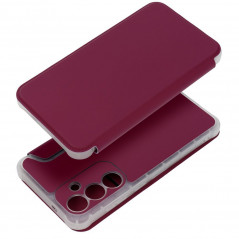 Peněženkové pouzdro Piano Book na Samsung Galaxy S24 PLUS Purpurový