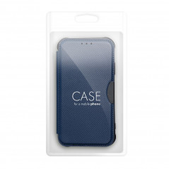 Peněženkové pouzdro Razor Book na Samsung Galaxy S24 ULTRA Uhlíkové vlákno, Karbonový vzor  Modrý