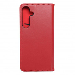Peněženkové pouzdro Leather case SMART PRO na Samsung Galaxy S24 PLUS Elegantní  Vinově červený
