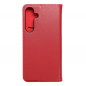 Peněženkové pouzdro Leather case SMART PRO na Samsung Galaxy S24 PLUS Elegantní  Vinově červený