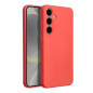 Kryt Silicone na Samsung Galaxy S24 PLUS Elegantní  Broskvový