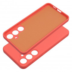 Kryt Silicone na Samsung Galaxy S24 PLUS Elegantní  Broskvový