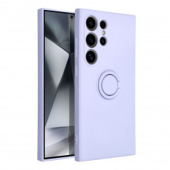 Kryt Silicone ring na Samsung Galaxy S24 ULTRA Fialový (Violet)