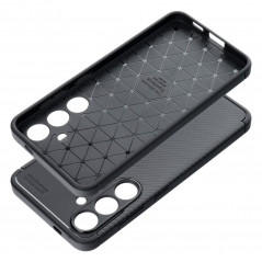 Kryt CARBON PREMIUM na Samsung Galaxy S24 Elegantní  Černý