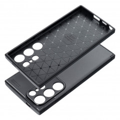 Kryt CARBON PREMIUM na Samsung Galaxy S24 ULTRA Elegantní  Černý