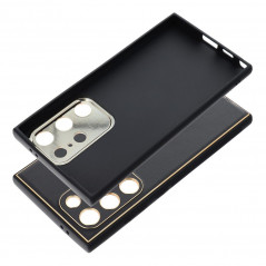 Kryt LEATHER na Samsung Galaxy S24 ULTRA Černý