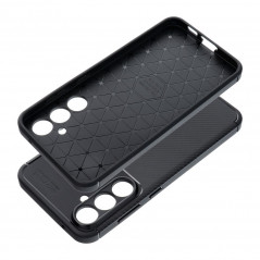 Kryt CARBON PREMIUM na Samsung Galaxy S23 FE Elegantní  Černý