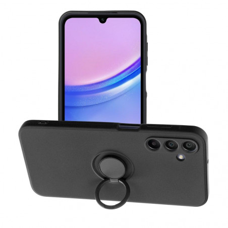 Kryt Silicone ring na Samsung Galaxy A15 5G Černý