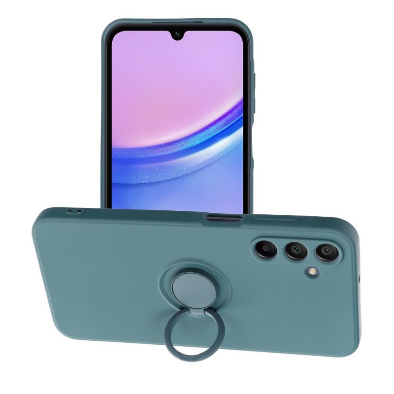 Kryt Silicone ring na Samsung Galaxy A15 5G Zelený