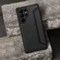 Peněženkové pouzdro Razor Book na Samsung Galaxy S23 FE Uhlíkové vlákno, Karbonový vzor  Černý
