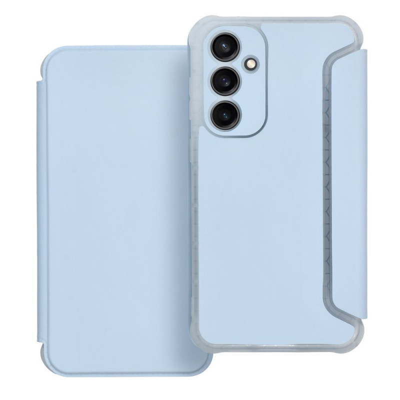 Peněženkové pouzdro Piano Book na Samsung Galaxy S23 FE Světle modrý
