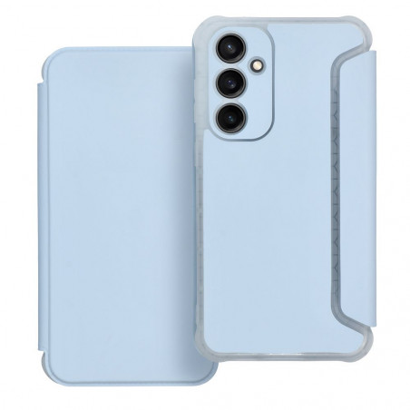 Peněženkové pouzdro Piano Book na Samsung Galaxy S23 FE Světle modrý