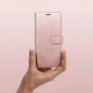 Peněženkové pouzdro MEZZO Book na Samsung Galaxy S23 FE Mandala  Růžovo-zlatý