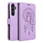 Peněženkové pouzdro MEZZO Book na Samsung Galaxy S23 FE Lapač snů  Fialový (Purple)