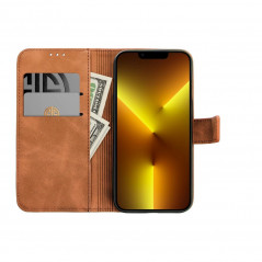 Peněženkové pouzdro TENDER Book na Samsung Galaxy A35 Hnědý