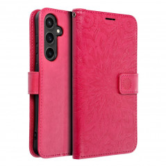 Peněženkové pouzdro MEZZO Book na Samsung Galaxy S23 FE Mandala  Purpurový