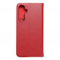 Peněženkové pouzdro Leather case SMART PRO na Samsung Galaxy S23 FE Elegantní  Vinově červený