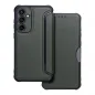 Peněženkové pouzdro Razor Book na Samsung Galaxy S23 FE Uhlíkové vlákno, Karbonový vzor  Tmavě zelený