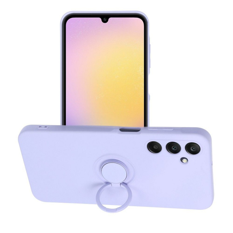 Kryt Silicone ring na Samsung Galaxy A25 5G Fialový (Violet)
