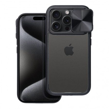 Kryt Slider na Apple iPhone 15 Plus Černý