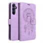 Peněženkové pouzdro MEZZO Book na Samsung Galaxy A15 5G Lapač snů  Fialový (Purple)