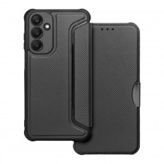Peněženkové pouzdro Razor Book na Samsung Galaxy A25 5G Uhlíkové vlákno, Karbonový vzor  Černý