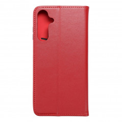 Peněženkové pouzdro Leather case SMART PRO na Samsung Galaxy A25 5G Elegantní  Vinově červený