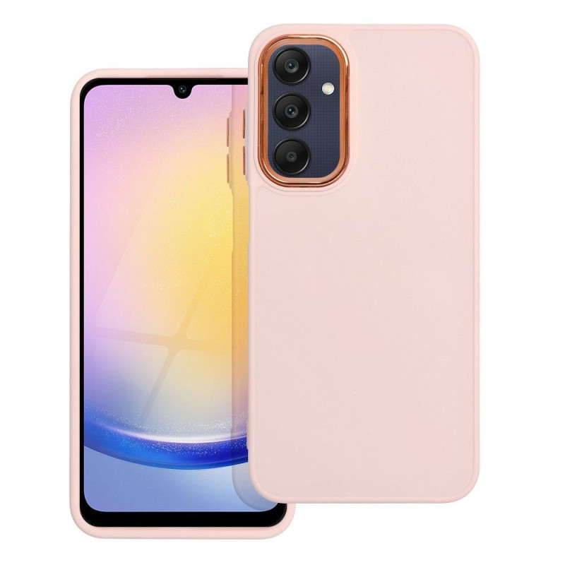 Kryt FRAME na Samsung Galaxy A25 5G Elegantní  Pudrově růžový