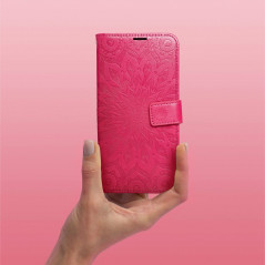 Peněženkové pouzdro MEZZO Book na Samsung Galaxy A25 5G Mandala  Purpurový