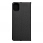 Peněženkové pouzdro LUNA Book Carbon na Samsung Galaxy A05 Uhlíkové vlákno, Elegantní  Černý