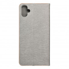 Peněženkové pouzdro LUNA Book Gold na Samsung Galaxy A05 Elegantní  Stříbrný