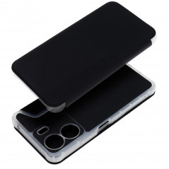 Peněženkové pouzdro Piano Book na XIAOMI Redmi 13C Černý