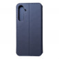 Peněženkové pouzdro Dual Pocket book na Samsung Galaxy A55 Tmavší modrý