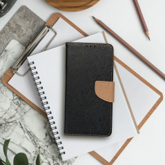 Peněženkové pouzdro Fancy Book na XIAOMI Redmi 13C Černý